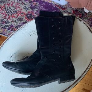 Born Black Leather Women's Winter Dress Boots
